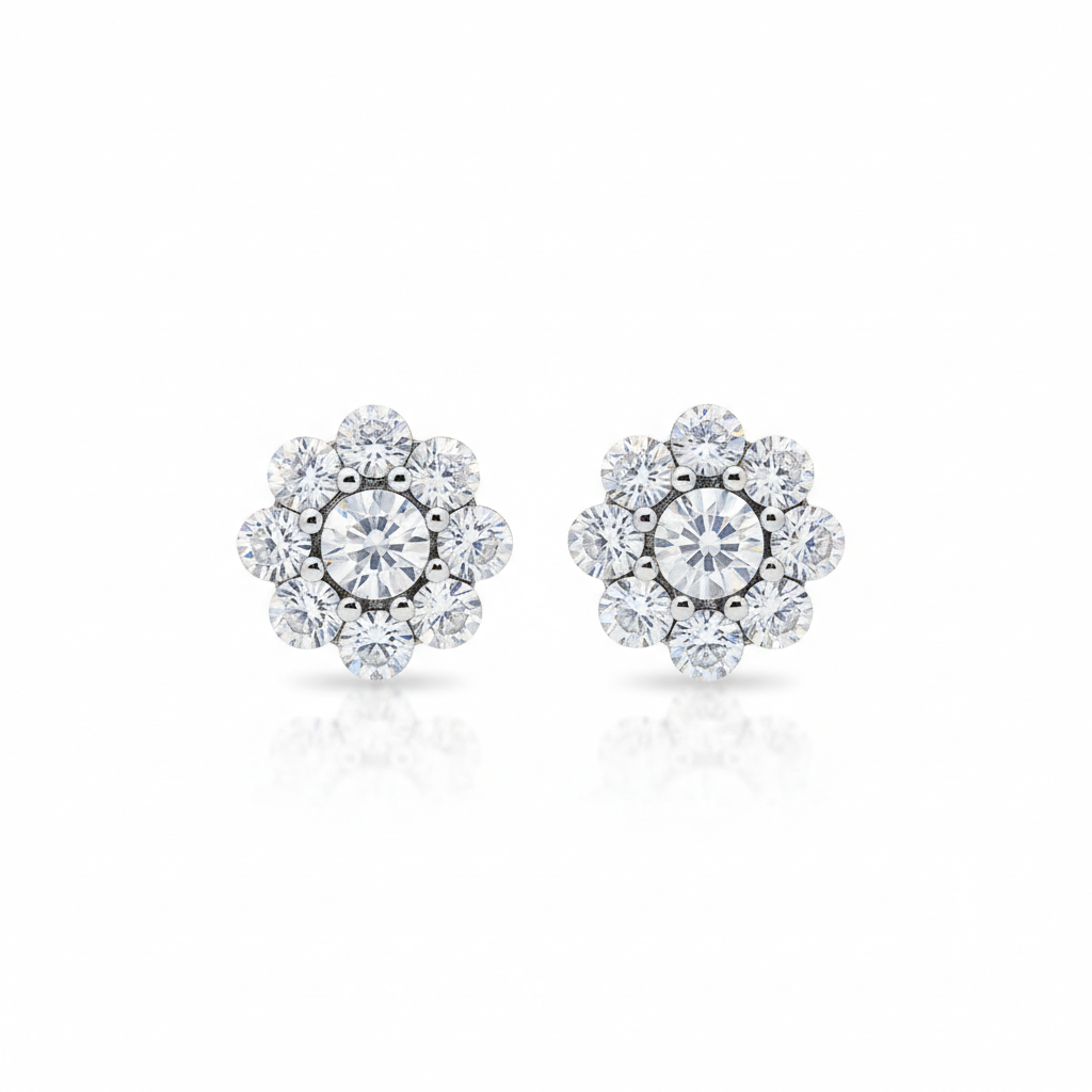 Crystal Stud Earrings